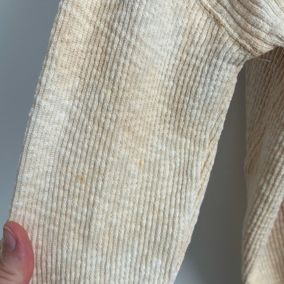 Free People Logan Colourblock Stretch Tie Dye Cotton Waffle Knit - Picture 9 of 12